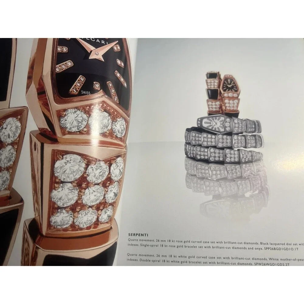 BULGARI Watch Catalog Official English Collection 2018-2019 NWT